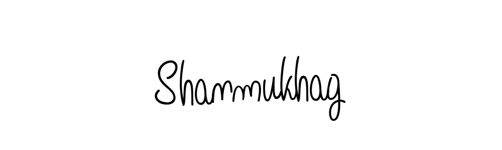 How to make Shanmukhag name signature. Use Angelique-Rose-font-FFP style for creating short signs online. This is the latest handwritten sign. Shanmukhag signature style 5 images and pictures png