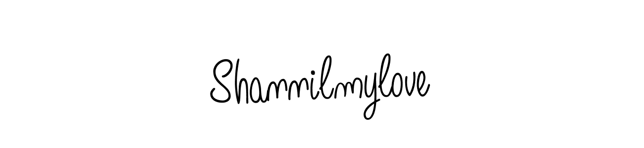 Also we have Shannilmylove name is the best signature style. Create professional handwritten signature collection using Angelique-Rose-font-FFP autograph style. Shannilmylove signature style 5 images and pictures png