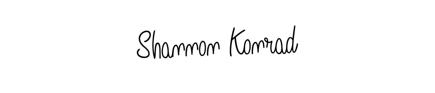 Check out images of Autograph of Shannon Konrad name. Actor Shannon Konrad Signature Style. Angelique-Rose-font-FFP is a professional sign style online. Shannon Konrad signature style 5 images and pictures png