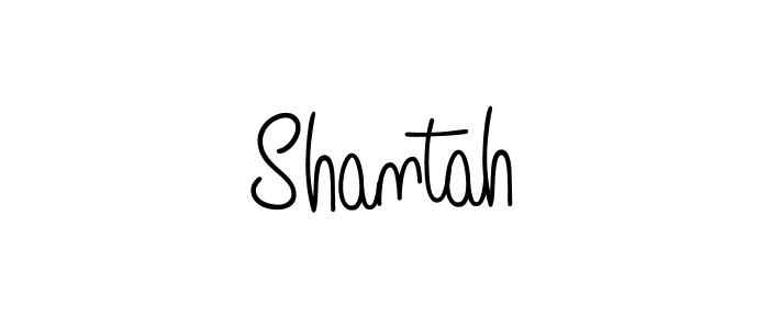 Use a signature maker to create a handwritten signature online. With this signature software, you can design (Angelique-Rose-font-FFP) your own signature for name Shantah. Shantah signature style 5 images and pictures png