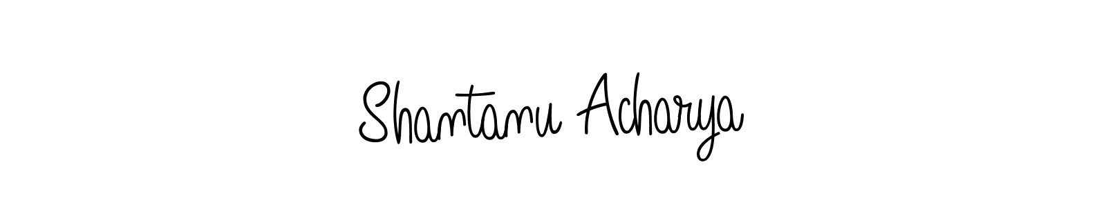This is the best signature style for the Shantanu Acharya name. Also you like these signature font (Angelique-Rose-font-FFP). Mix name signature. Shantanu Acharya signature style 5 images and pictures png