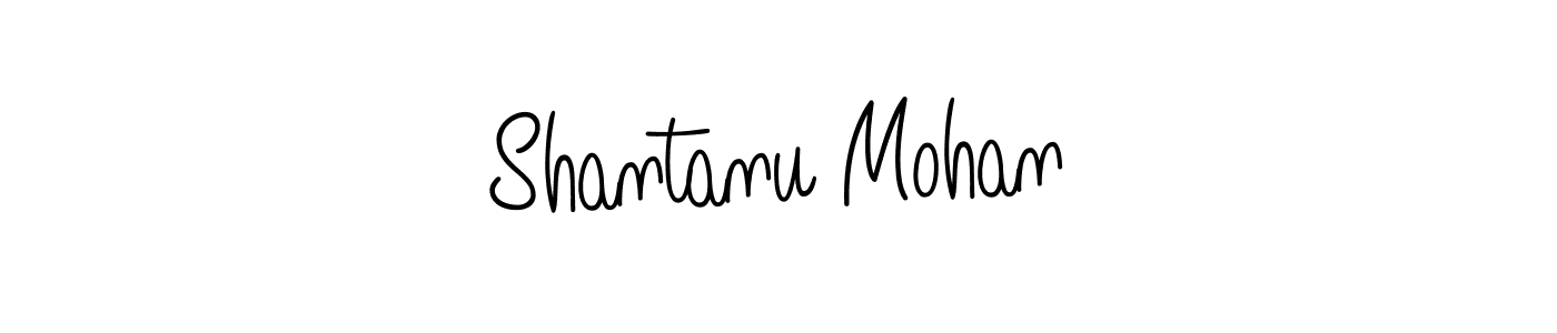 if you are searching for the best signature style for your name Shantanu Mohan. so please give up your signature search. here we have designed multiple signature styles  using Angelique-Rose-font-FFP. Shantanu Mohan signature style 5 images and pictures png