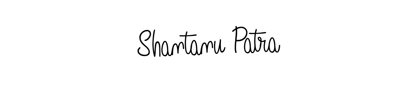 You should practise on your own different ways (Angelique-Rose-font-FFP) to write your name (Shantanu Patra) in signature. don't let someone else do it for you. Shantanu Patra signature style 5 images and pictures png