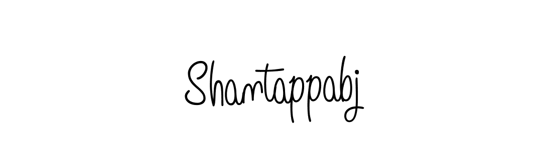 The best way (Angelique-Rose-font-FFP) to make a short signature is to pick only two or three words in your name. The name Shantappabj include a total of six letters. For converting this name. Shantappabj signature style 5 images and pictures png