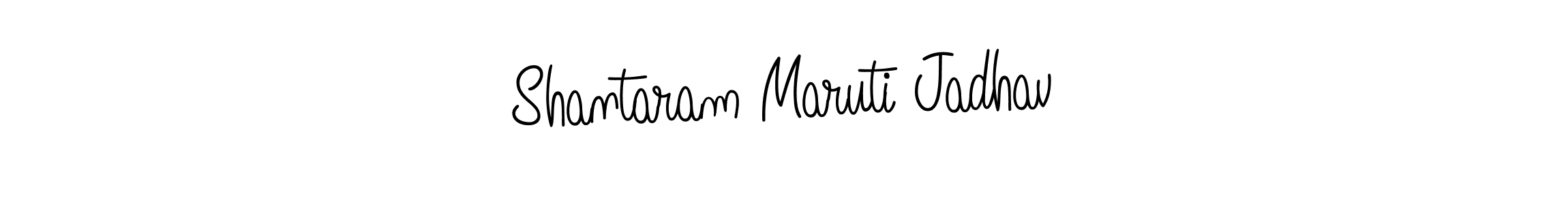 Use a signature maker to create a handwritten signature online. With this signature software, you can design (Angelique-Rose-font-FFP) your own signature for name Shantaram Maruti Jadhav. Shantaram Maruti Jadhav signature style 5 images and pictures png