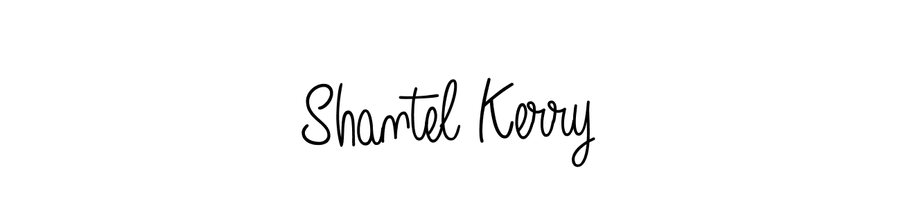 The best way (Angelique-Rose-font-FFP) to make a short signature is to pick only two or three words in your name. The name Shantel Kerry include a total of six letters. For converting this name. Shantel Kerry signature style 5 images and pictures png