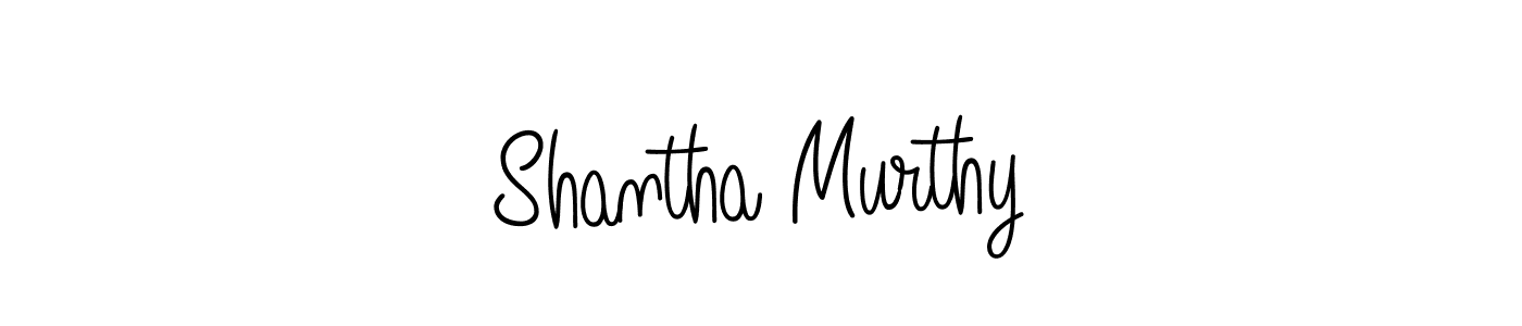 Angelique-Rose-font-FFP is a professional signature style that is perfect for those who want to add a touch of class to their signature. It is also a great choice for those who want to make their signature more unique. Get Shantha Murthy name to fancy signature for free. Shantha Murthy signature style 5 images and pictures png