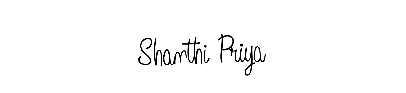 It looks lik you need a new signature style for name Shanthi Priya. Design unique handwritten (Angelique-Rose-font-FFP) signature with our free signature maker in just a few clicks. Shanthi Priya signature style 5 images and pictures png