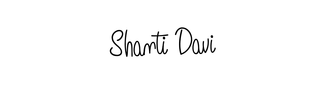 Also You can easily find your signature by using the search form. We will create Shanti Davi name handwritten signature images for you free of cost using Angelique-Rose-font-FFP sign style. Shanti Davi signature style 5 images and pictures png