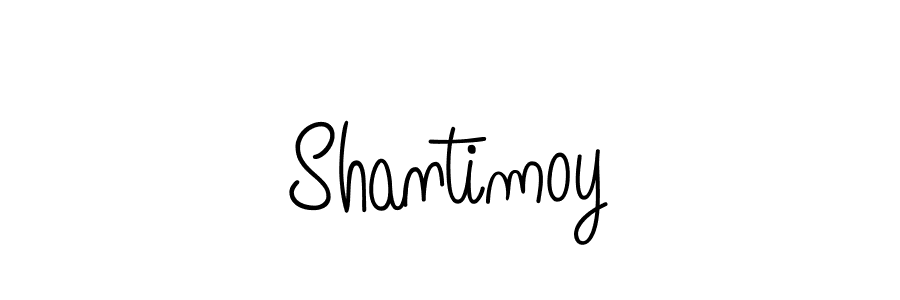 The best way (Angelique-Rose-font-FFP) to make a short signature is to pick only two or three words in your name. The name Shantimoy include a total of six letters. For converting this name. Shantimoy signature style 5 images and pictures png