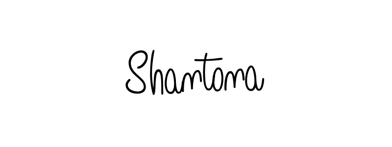 Shantona stylish signature style. Best Handwritten Sign (Angelique-Rose-font-FFP) for my name. Handwritten Signature Collection Ideas for my name Shantona. Shantona signature style 5 images and pictures png