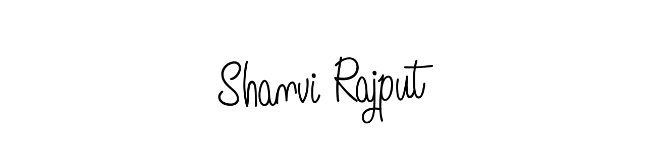 Use a signature maker to create a handwritten signature online. With this signature software, you can design (Angelique-Rose-font-FFP) your own signature for name Shanvi Rajput. Shanvi Rajput signature style 5 images and pictures png