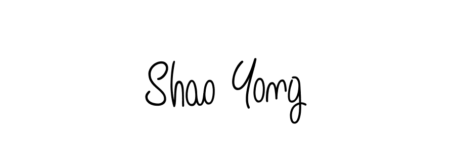 Use a signature maker to create a handwritten signature online. With this signature software, you can design (Angelique-Rose-font-FFP) your own signature for name Shao Yong. Shao Yong signature style 5 images and pictures png