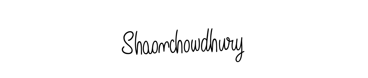 Once you've used our free online signature maker to create your best signature Angelique-Rose-font-FFP style, it's time to enjoy all of the benefits that Shaonchowdhury name signing documents. Shaonchowdhury signature style 5 images and pictures png