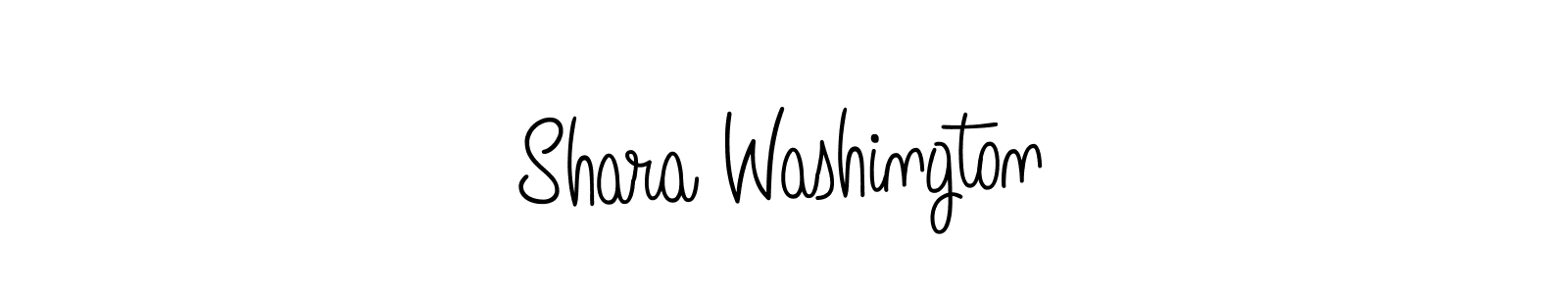 The best way (Angelique-Rose-font-FFP) to make a short signature is to pick only two or three words in your name. The name Shara Washington include a total of six letters. For converting this name. Shara Washington signature style 5 images and pictures png