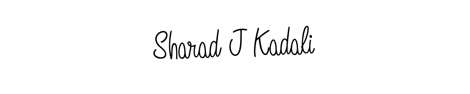 This is the best signature style for the Sharad J Kadali name. Also you like these signature font (Angelique-Rose-font-FFP). Mix name signature. Sharad J Kadali signature style 5 images and pictures png
