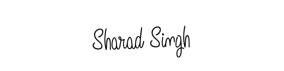 How to make Sharad Singh name signature. Use Angelique-Rose-font-FFP style for creating short signs online. This is the latest handwritten sign. Sharad Singh signature style 5 images and pictures png