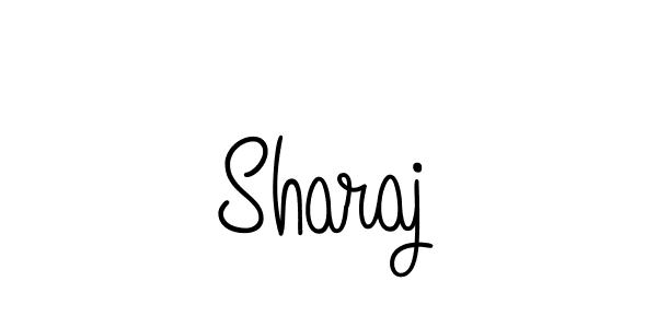 Sharaj stylish signature style. Best Handwritten Sign (Angelique-Rose-font-FFP) for my name. Handwritten Signature Collection Ideas for my name Sharaj. Sharaj signature style 5 images and pictures png