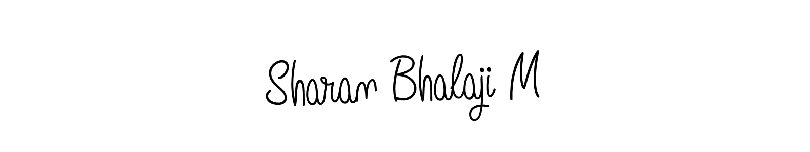 How to Draw Sharan Bhalaji M signature style? Angelique-Rose-font-FFP is a latest design signature styles for name Sharan Bhalaji M. Sharan Bhalaji M signature style 5 images and pictures png