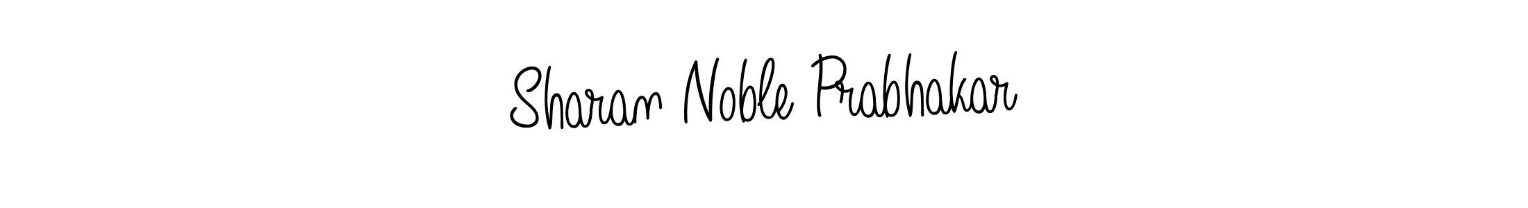 The best way (Angelique-Rose-font-FFP) to make a short signature is to pick only two or three words in your name. The name Sharan Noble Prabhakar include a total of six letters. For converting this name. Sharan Noble Prabhakar signature style 5 images and pictures png