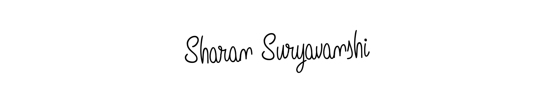 Use a signature maker to create a handwritten signature online. With this signature software, you can design (Angelique-Rose-font-FFP) your own signature for name Sharan Suryavanshi. Sharan Suryavanshi signature style 5 images and pictures png