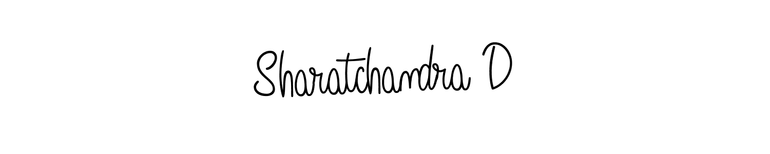 How to make Sharatchandra D name signature. Use Angelique-Rose-font-FFP style for creating short signs online. This is the latest handwritten sign. Sharatchandra D signature style 5 images and pictures png