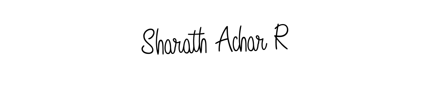 How to Draw Sharath Achar R signature style? Angelique-Rose-font-FFP is a latest design signature styles for name Sharath Achar R. Sharath Achar R signature style 5 images and pictures png