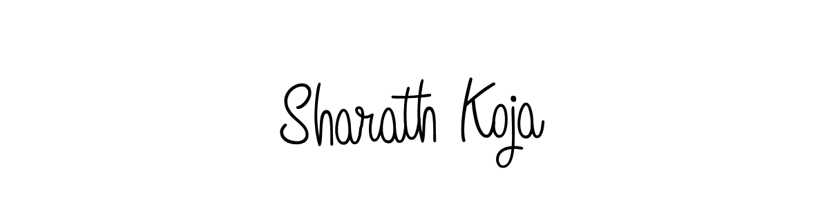 Design your own signature with our free online signature maker. With this signature software, you can create a handwritten (Angelique-Rose-font-FFP) signature for name Sharath Koja. Sharath Koja signature style 5 images and pictures png