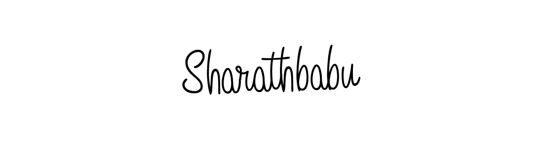 Use a signature maker to create a handwritten signature online. With this signature software, you can design (Angelique-Rose-font-FFP) your own signature for name Sharathbabu. Sharathbabu signature style 5 images and pictures png