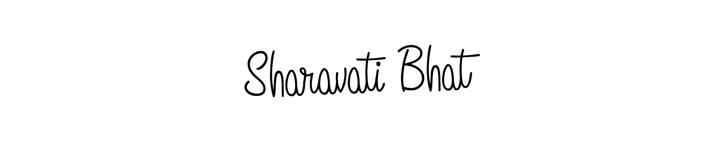 Sharavati Bhat stylish signature style. Best Handwritten Sign (Angelique-Rose-font-FFP) for my name. Handwritten Signature Collection Ideas for my name Sharavati Bhat. Sharavati Bhat signature style 5 images and pictures png