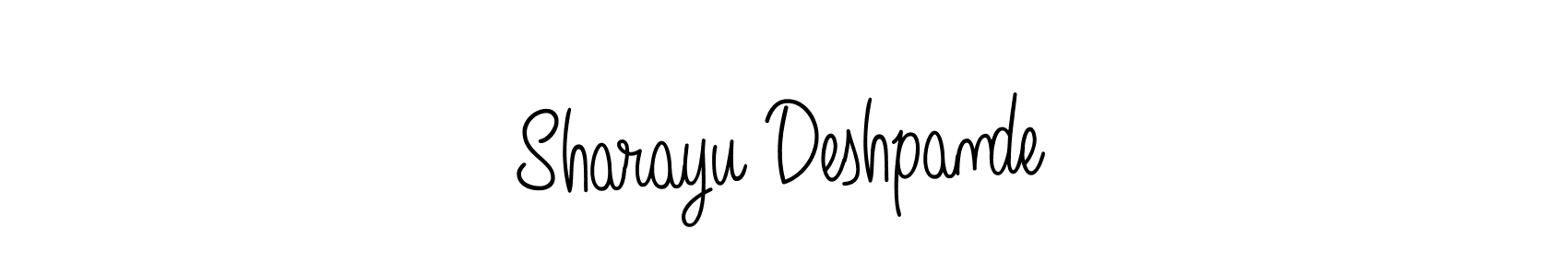 Design your own signature with our free online signature maker. With this signature software, you can create a handwritten (Angelique-Rose-font-FFP) signature for name Sharayu Deshpande. Sharayu Deshpande signature style 5 images and pictures png