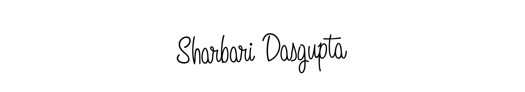 Sharbari Dasgupta stylish signature style. Best Handwritten Sign (Angelique-Rose-font-FFP) for my name. Handwritten Signature Collection Ideas for my name Sharbari Dasgupta. Sharbari Dasgupta signature style 5 images and pictures png