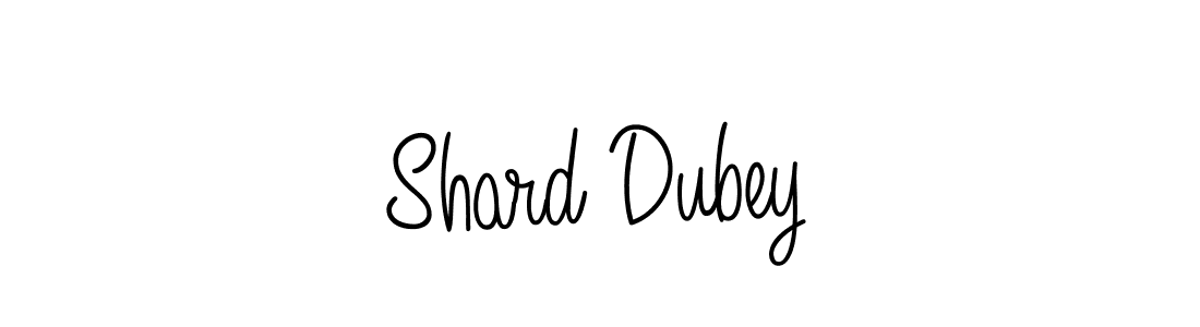 How to make Shard Dubey name signature. Use Angelique-Rose-font-FFP style for creating short signs online. This is the latest handwritten sign. Shard Dubey signature style 5 images and pictures png