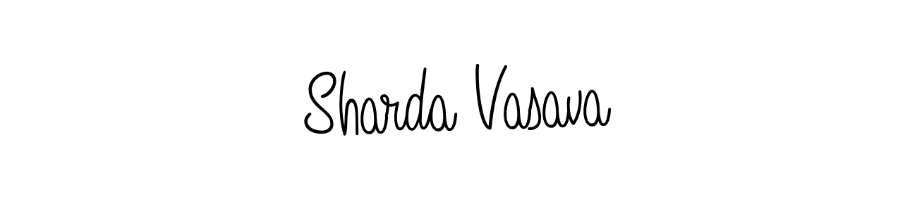 Check out images of Autograph of Sharda Vasava name. Actor Sharda Vasava Signature Style. Angelique-Rose-font-FFP is a professional sign style online. Sharda Vasava signature style 5 images and pictures png
