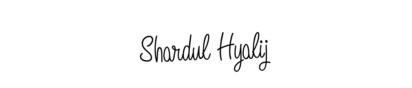 Also we have Shardul Hyalij name is the best signature style. Create professional handwritten signature collection using Angelique-Rose-font-FFP autograph style. Shardul Hyalij signature style 5 images and pictures png