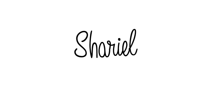 Once you've used our free online signature maker to create your best signature Angelique-Rose-font-FFP style, it's time to enjoy all of the benefits that Shariel name signing documents. Shariel signature style 5 images and pictures png