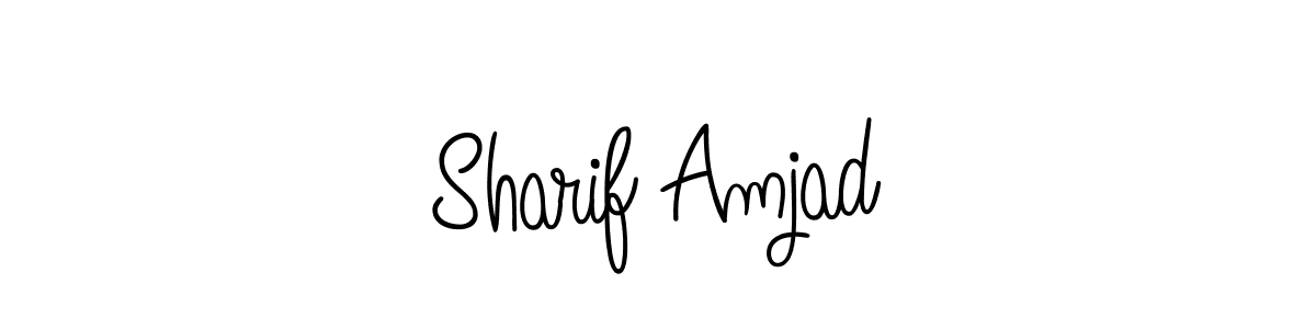 Once you've used our free online signature maker to create your best signature Angelique-Rose-font-FFP style, it's time to enjoy all of the benefits that Sharif Amjad name signing documents. Sharif Amjad signature style 5 images and pictures png