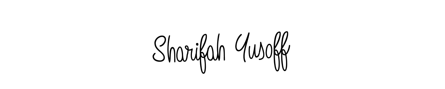 Similarly Angelique-Rose-font-FFP is the best handwritten signature design. Signature creator online .You can use it as an online autograph creator for name Sharifah Yusoff. Sharifah Yusoff signature style 5 images and pictures png