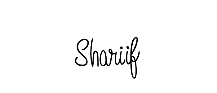 How to make Shariif name signature. Use Angelique-Rose-font-FFP style for creating short signs online. This is the latest handwritten sign. Shariif signature style 5 images and pictures png