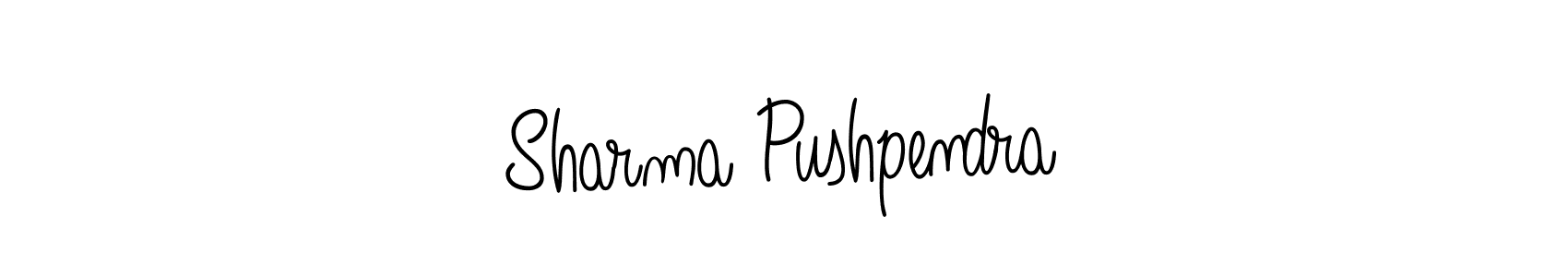 How to Draw Sharma Pushpendra signature style? Angelique-Rose-font-FFP is a latest design signature styles for name Sharma Pushpendra. Sharma Pushpendra signature style 5 images and pictures png