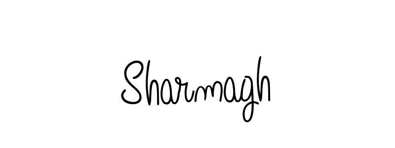 Create a beautiful signature design for name Sharmagh. With this signature (Angelique-Rose-font-FFP) fonts, you can make a handwritten signature for free. Sharmagh signature style 5 images and pictures png