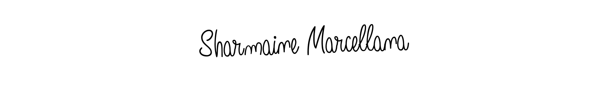 Design your own signature with our free online signature maker. With this signature software, you can create a handwritten (Angelique-Rose-font-FFP) signature for name Sharmaine Marcellana. Sharmaine Marcellana signature style 5 images and pictures png