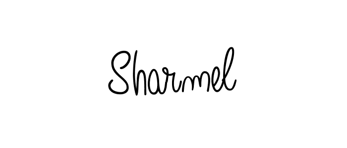 How to Draw Sharmel signature style? Angelique-Rose-font-FFP is a latest design signature styles for name Sharmel. Sharmel signature style 5 images and pictures png