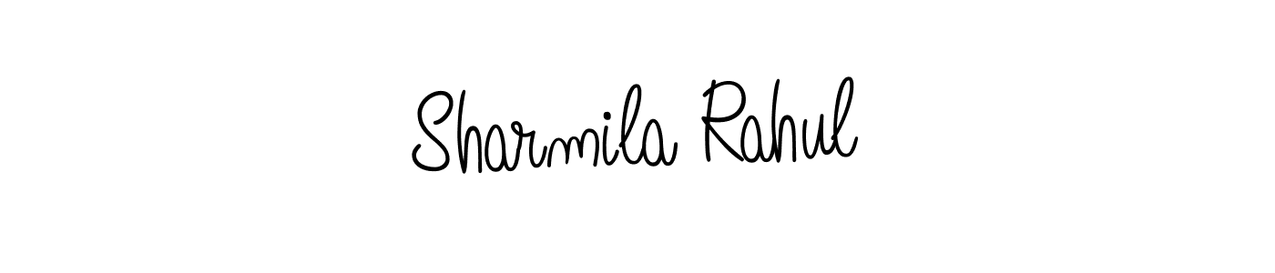 Here are the top 10 professional signature styles for the name Sharmila Rahul. These are the best autograph styles you can use for your name. Sharmila Rahul signature style 5 images and pictures png