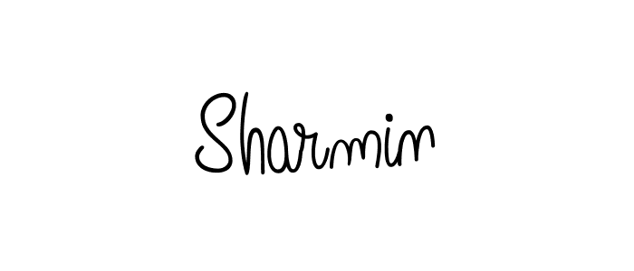 Once you've used our free online signature maker to create your best signature Angelique-Rose-font-FFP style, it's time to enjoy all of the benefits that Sharmin name signing documents. Sharmin signature style 5 images and pictures png