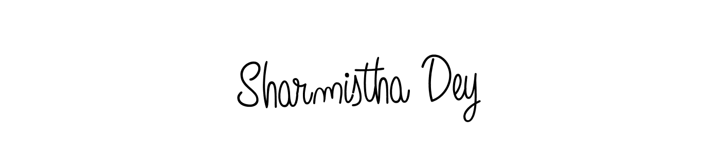 Design your own signature with our free online signature maker. With this signature software, you can create a handwritten (Angelique-Rose-font-FFP) signature for name Sharmistha Dey. Sharmistha Dey signature style 5 images and pictures png