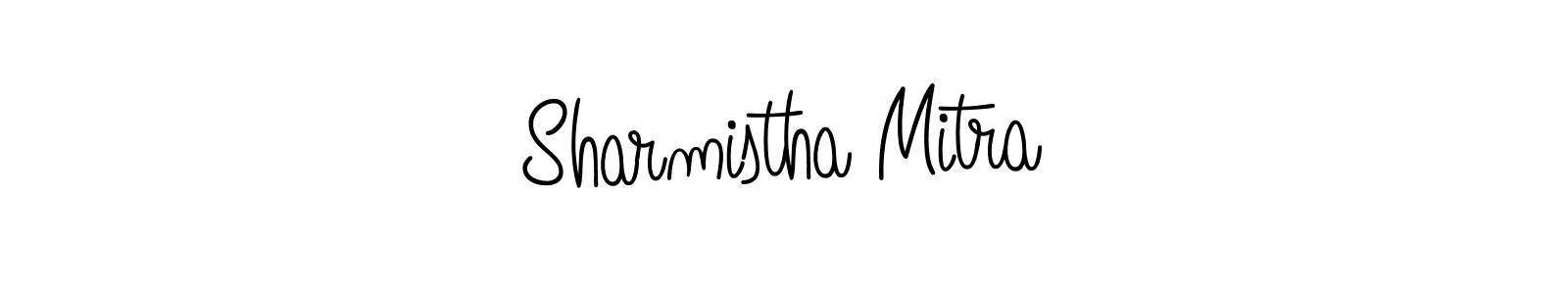 Also we have Sharmistha Mitra name is the best signature style. Create professional handwritten signature collection using Angelique-Rose-font-FFP autograph style. Sharmistha Mitra signature style 5 images and pictures png
