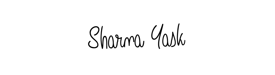 Make a beautiful signature design for name Sharna Yask. Use this online signature maker to create a handwritten signature for free. Sharna Yask signature style 5 images and pictures png