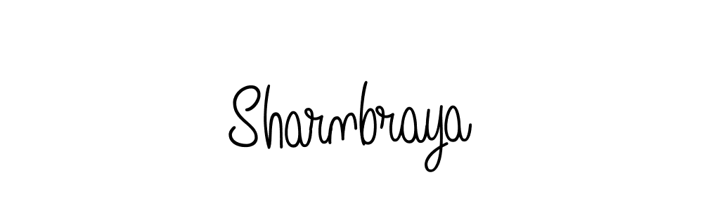 if you are searching for the best signature style for your name Sharnbraya. so please give up your signature search. here we have designed multiple signature styles  using Angelique-Rose-font-FFP. Sharnbraya signature style 5 images and pictures png