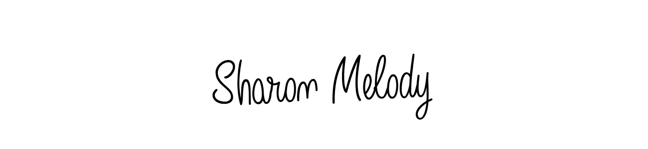 How to make Sharon Melody signature? Angelique-Rose-font-FFP is a professional autograph style. Create handwritten signature for Sharon Melody name. Sharon Melody signature style 5 images and pictures png